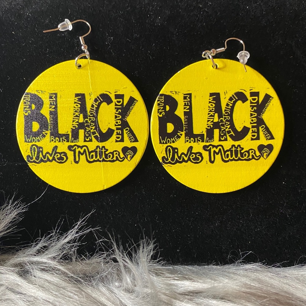 Wooden earrings